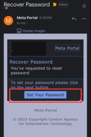 meta kuwait login password reset