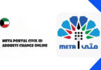 meta portal civil id address change online